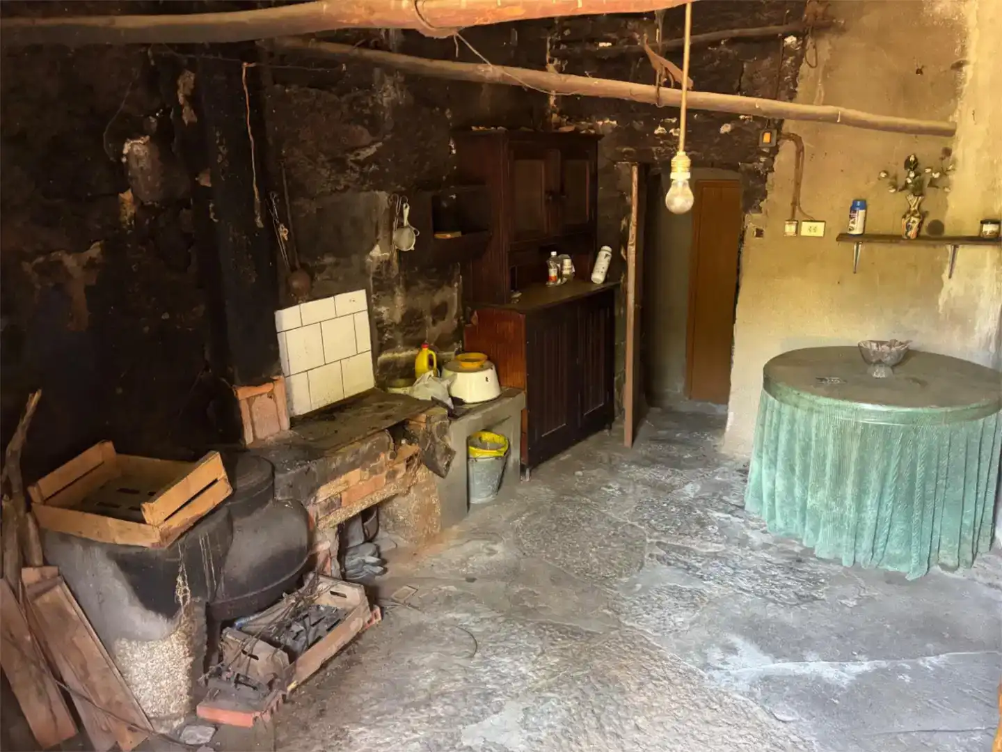 Cocina de Piso en venta en Sandiás con Jardín privado, Trastero y Amueblado