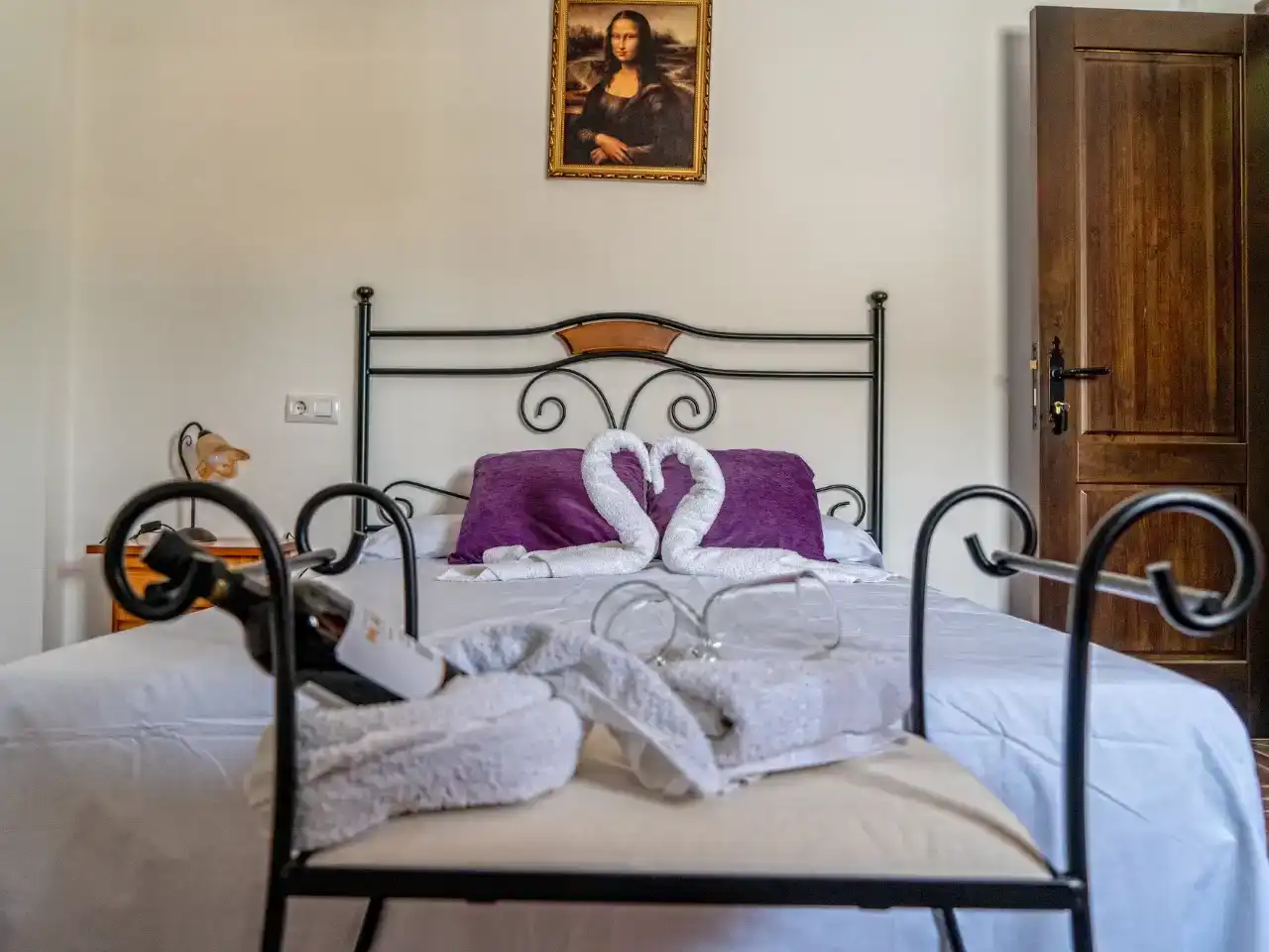 Bedroom of Houses for rent in Iznájar  with Private garden, Storage room and Swimming Pool