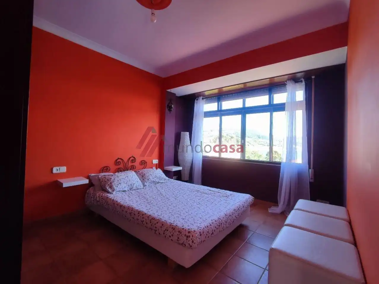 Bedroom of Flat for rent in Mugardos  with Heating, Furnished and Pets allowed