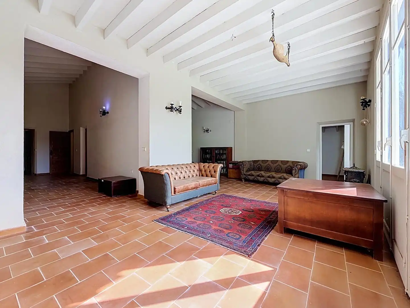 Sala de estar de Finca rústica en venta en Castalla, Alicante