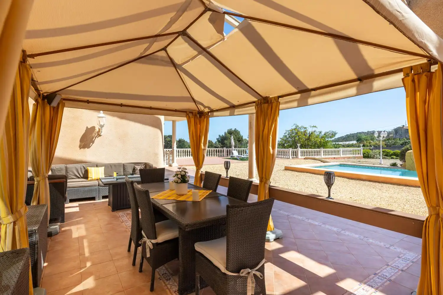 Terraza de Casa o chalet en venta en L'Alfàs del Pi con Aire acondicionado, Jardín privado y Terraza