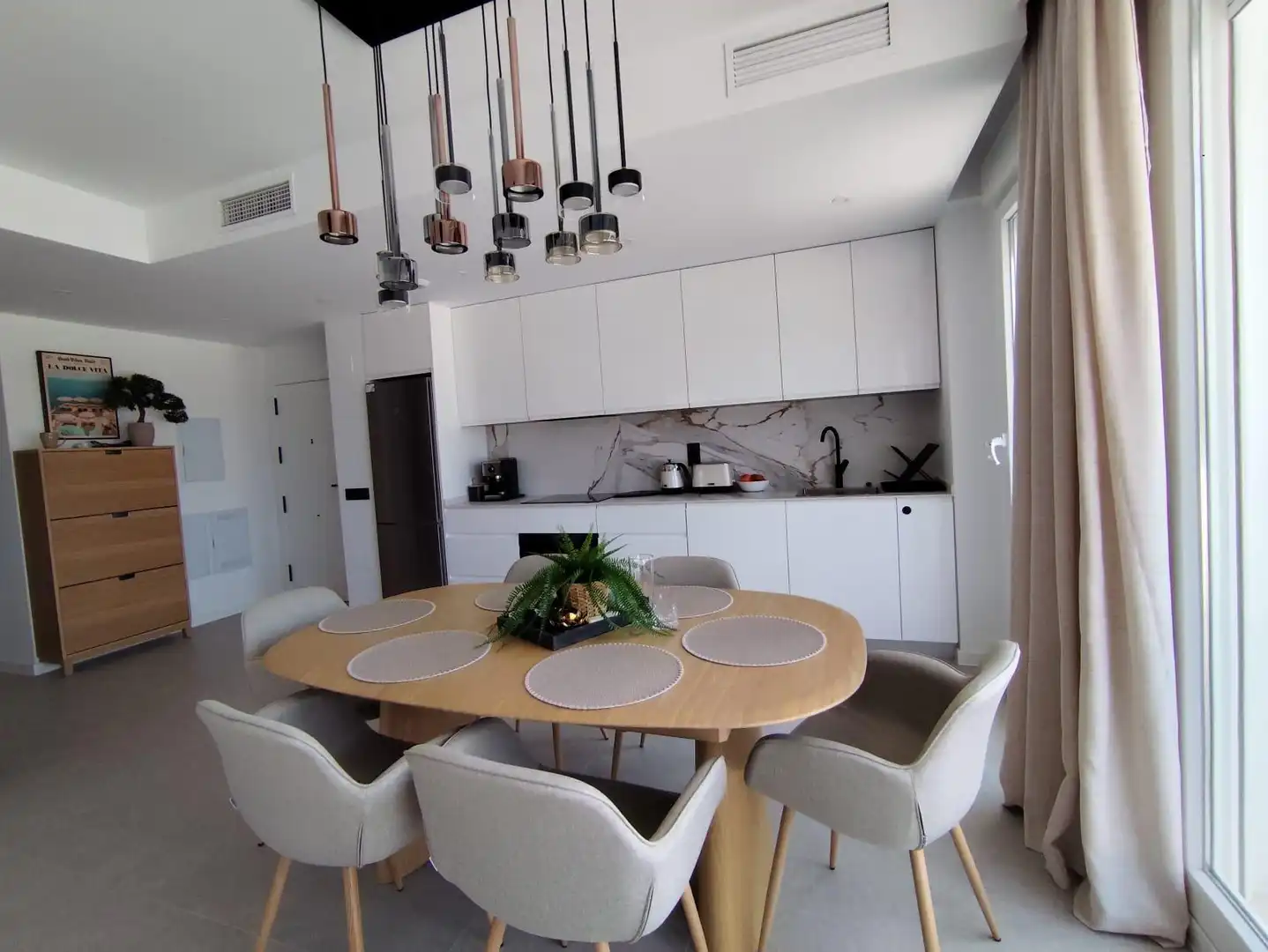 Comedor de Apartamento de alquiler en Los Pacos