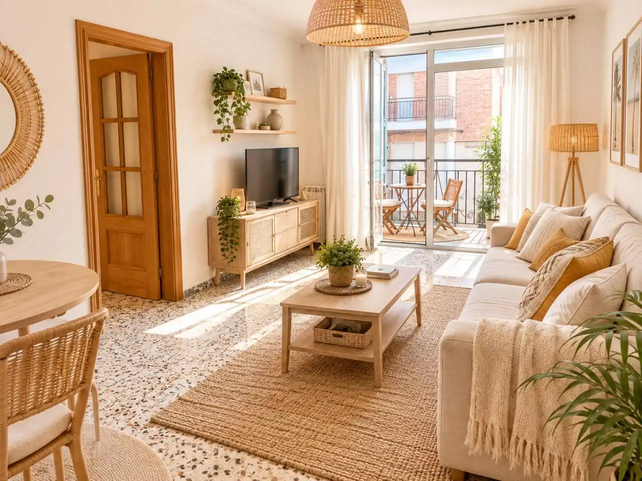Sala de estar de Piso en venta en Montornès del Vallès con Calefacción, Balcón y Alarma