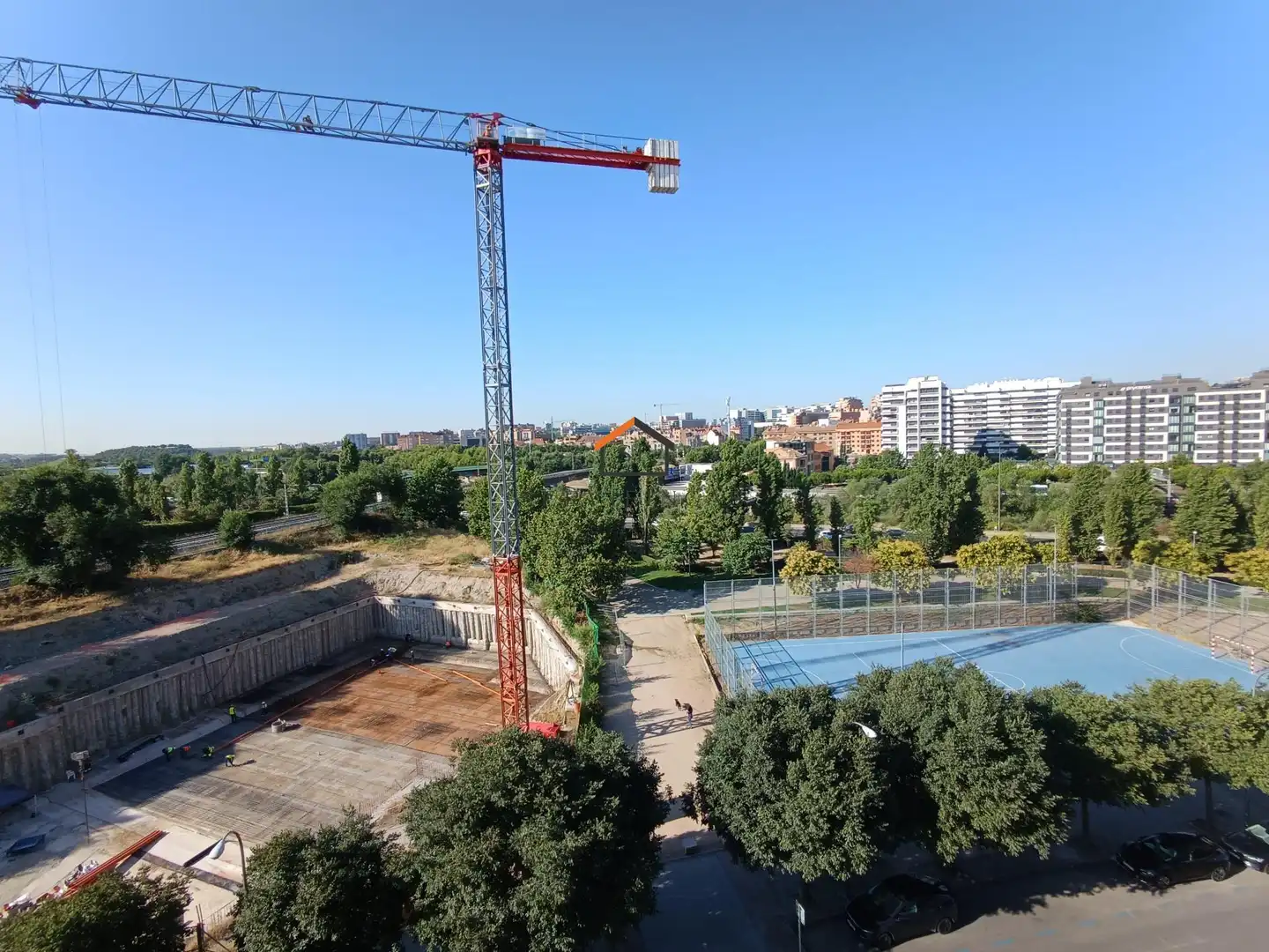 Vista exterior de Àtic de lloguer en Madrid amb Calefacció, Parquet i Terrassa