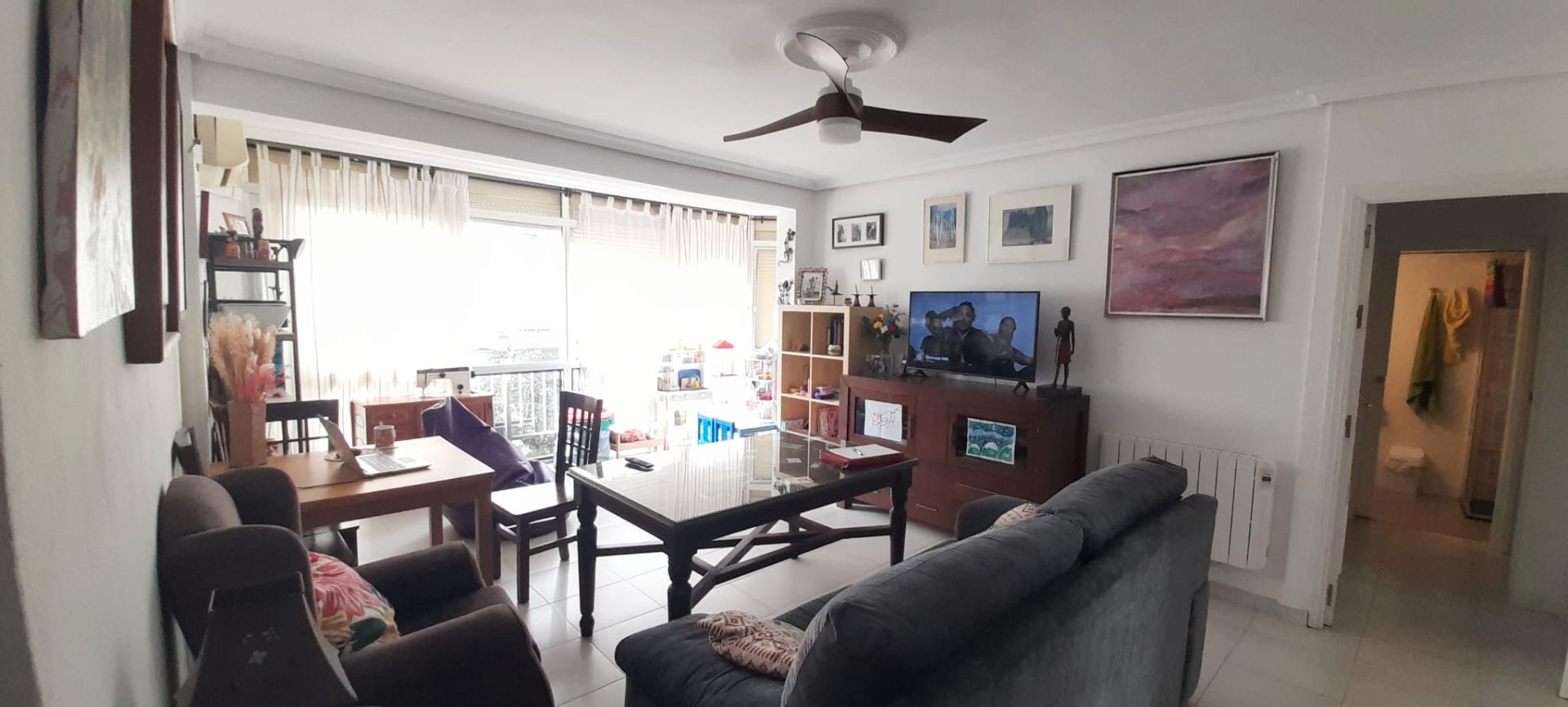 Sala d'estar de Pis en venda en  Sevilla Capital amb Jardí privat i Traster