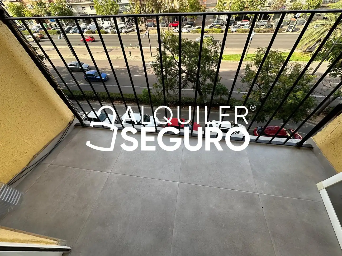 Terraza de Piso de alquiler en Valencia con Aire acondicionado y Amueblado