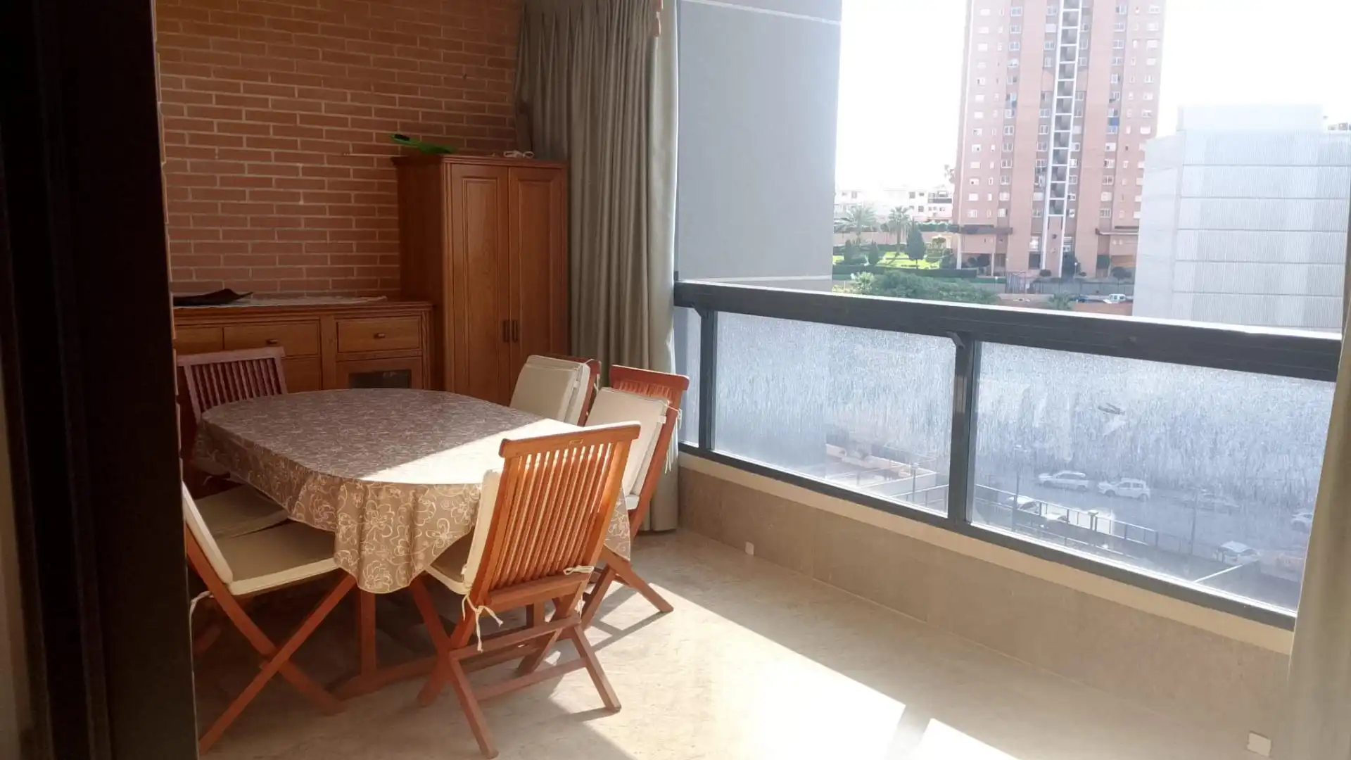 Terrace of Flat for sale in Finestrat  with Private garden and Community pool