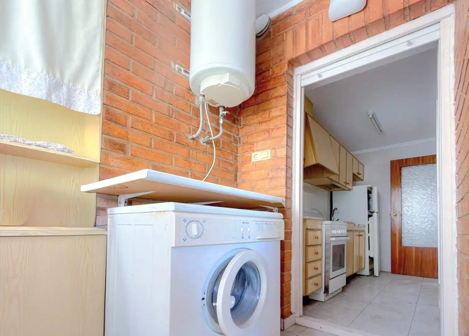 Cocina de Apartamento en venta en Torrevieja con Terraza, Amueblado y Piscina comunitaria