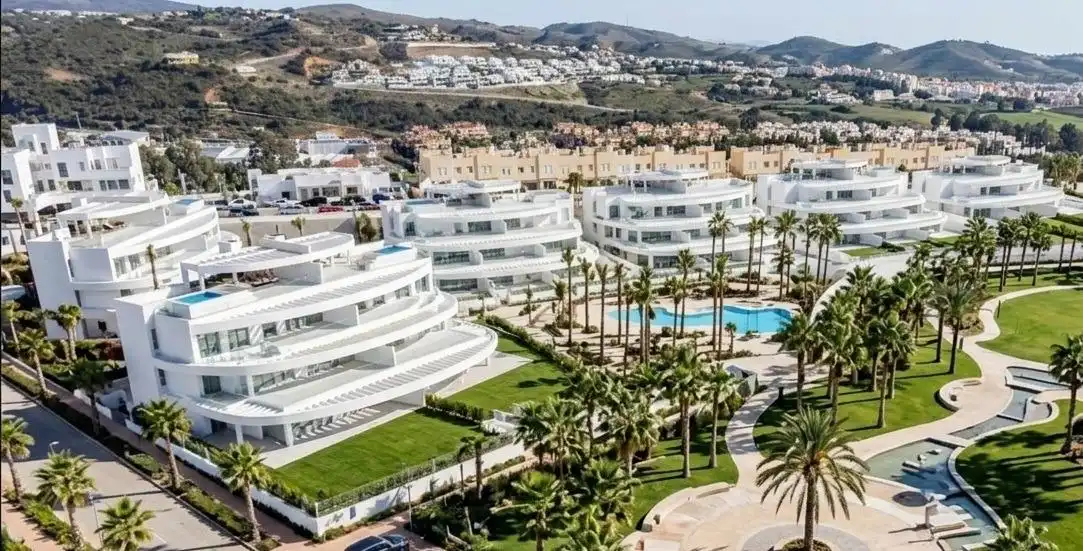 Vista exterior de Apartamento en venta en Mijas con Aire acondicionado, Calefacción y Terraza