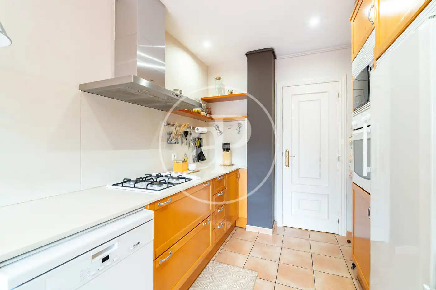 Kitchen of Flat for rent in Barcelona  with Air Conditioner, Heating and Terrace