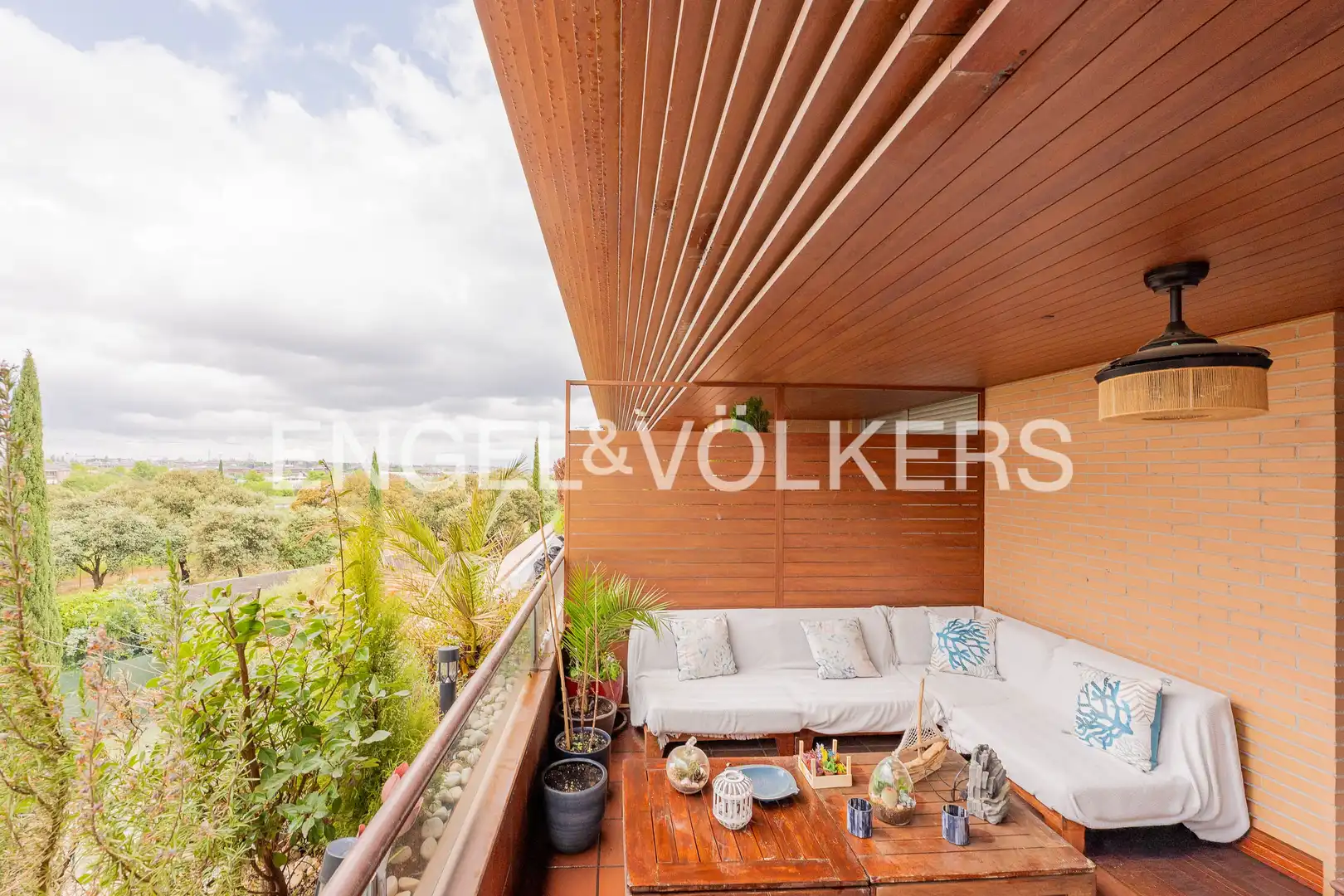 Terraza de Ático de alquiler en Boadilla del Monte con Aire acondicionado, Calefacción y Parquet