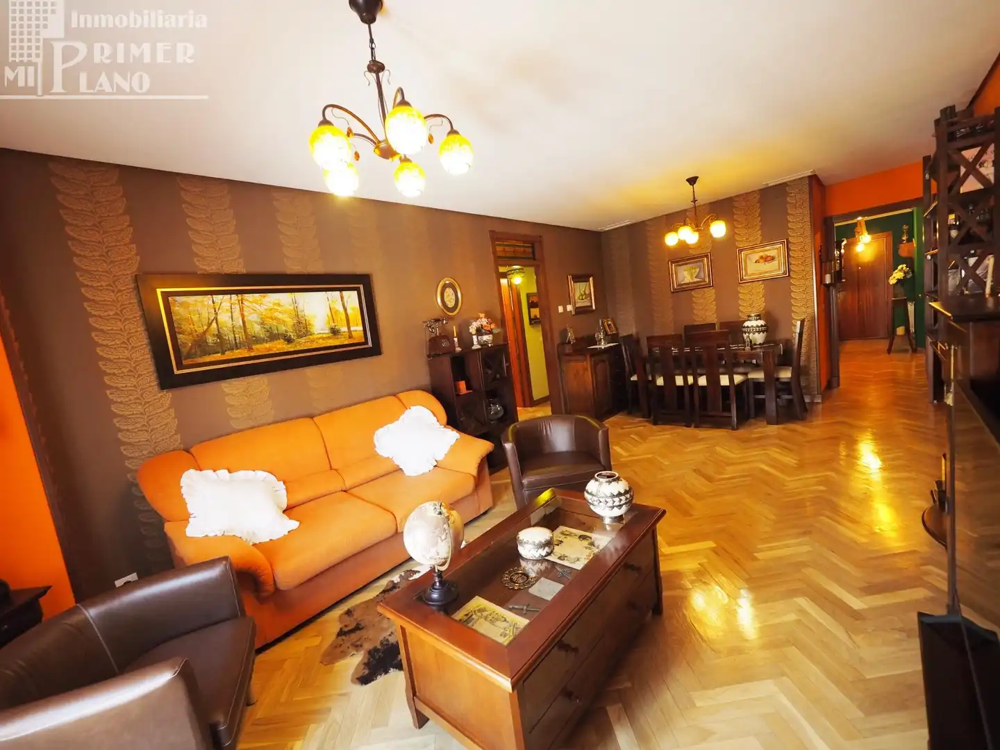 Living room of Flat for sale in Tomelloso  with Heating, Parquet flooring and Storage room