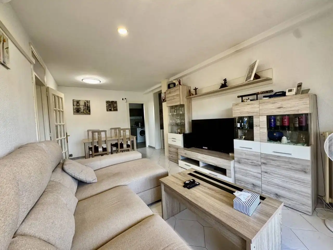 Living room of Flat for sale in La Roca del Vallès  with Air Conditioner, Heating and Terrace