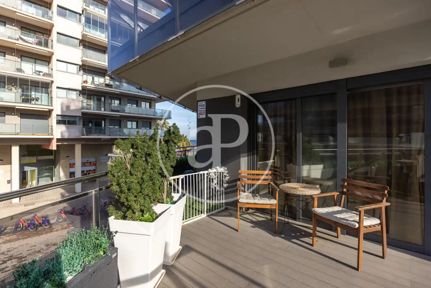 Terraza de Piso en venta en Badalona con Aire acondicionado, Calefacción y Jardín privado