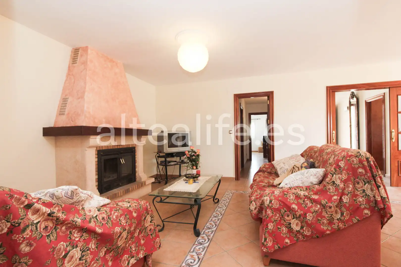Wohnzimmer von Haus oder Chalet zum Verkauf in La Nucia mit Privatgarten, Terrasse und Abstellraum