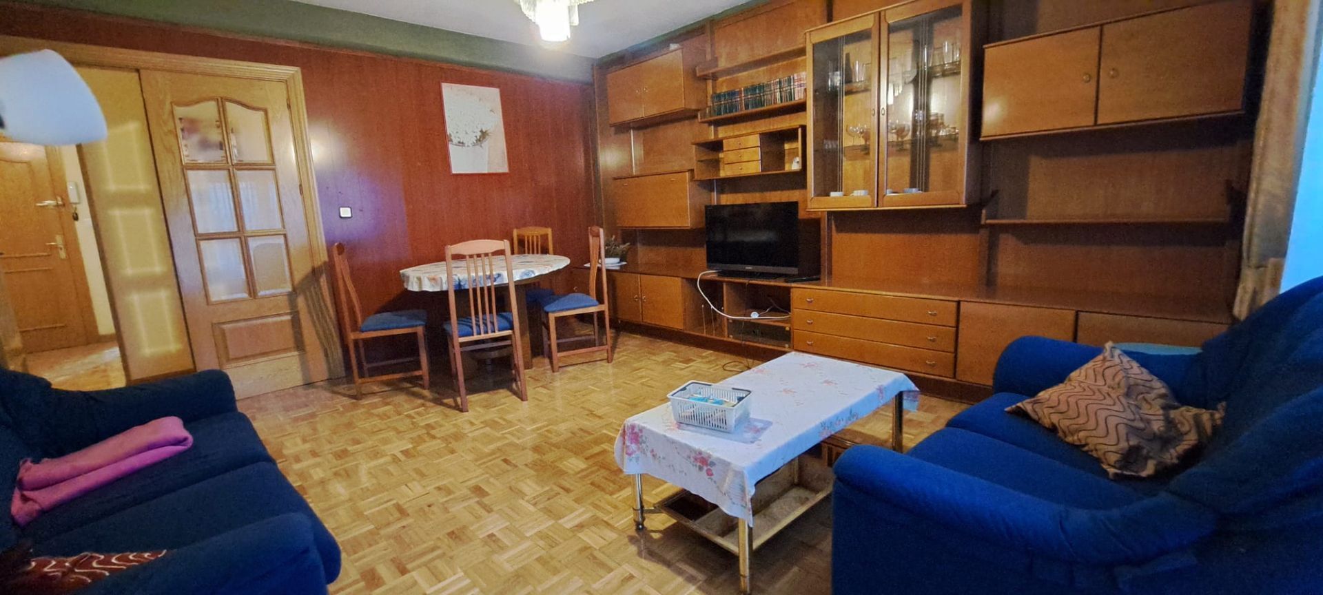 Sala d'estar de Pis de lloguer en Ávila Capital amb Calefacció, Terrassa i Moblat