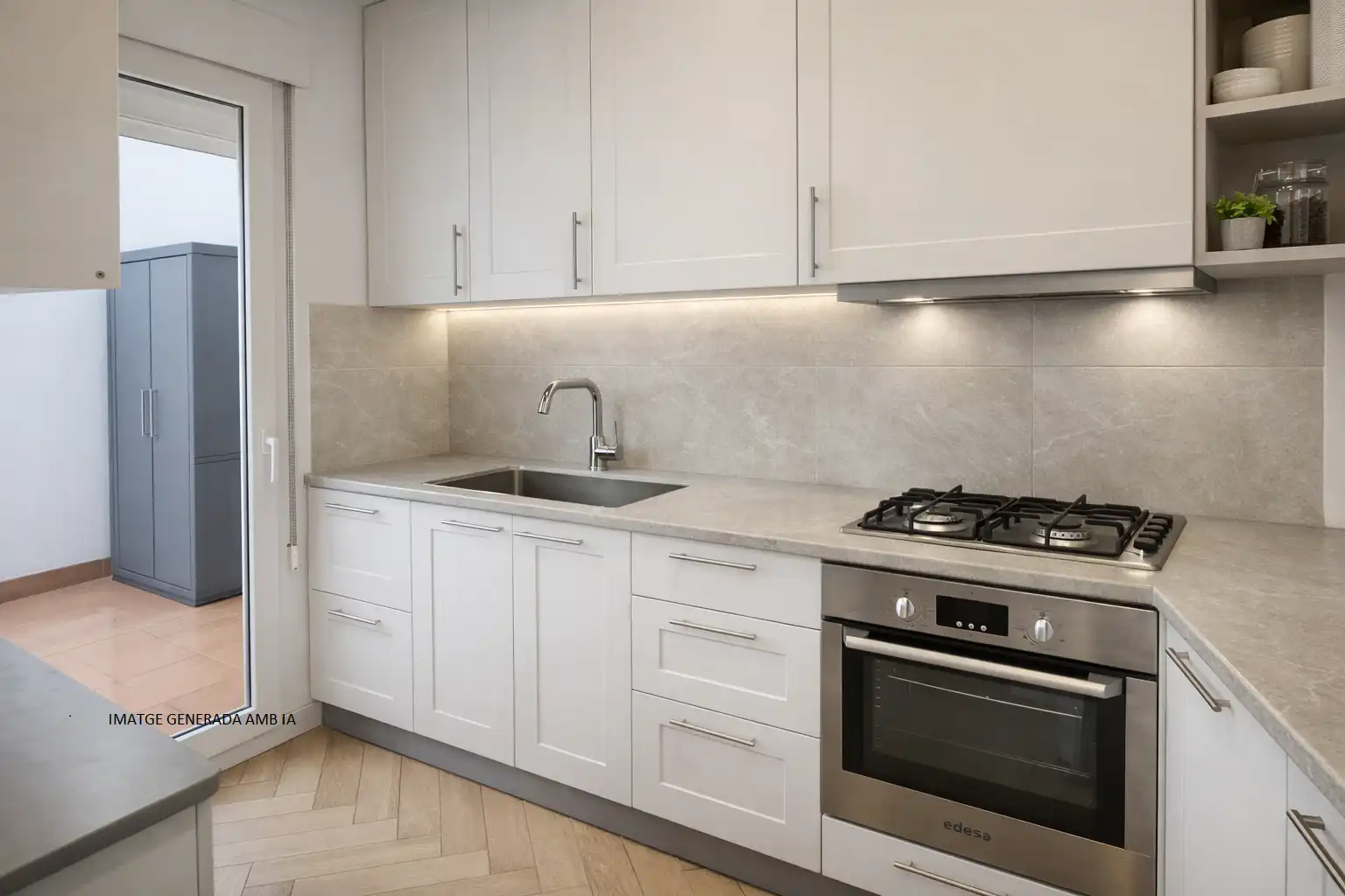 Cocina de Casa o chalet en venta en Mataró con Calefacción y Trastero