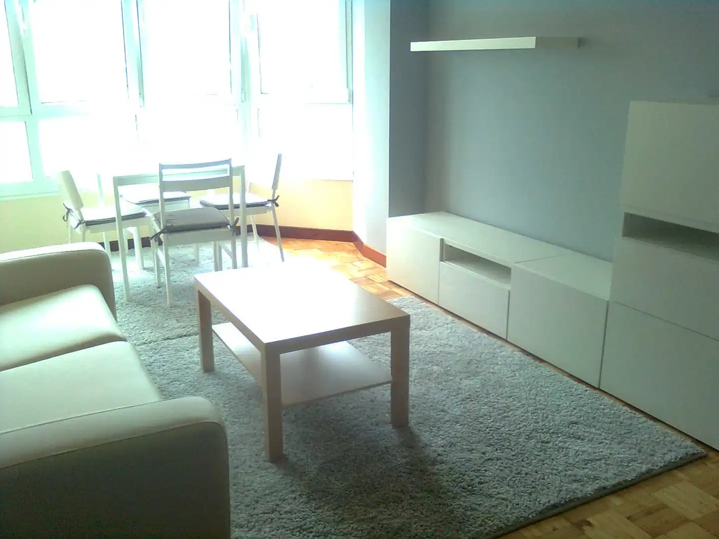 Living room of Apartments for sale in Vigo   with Heating, Parquet flooring and Terrace
