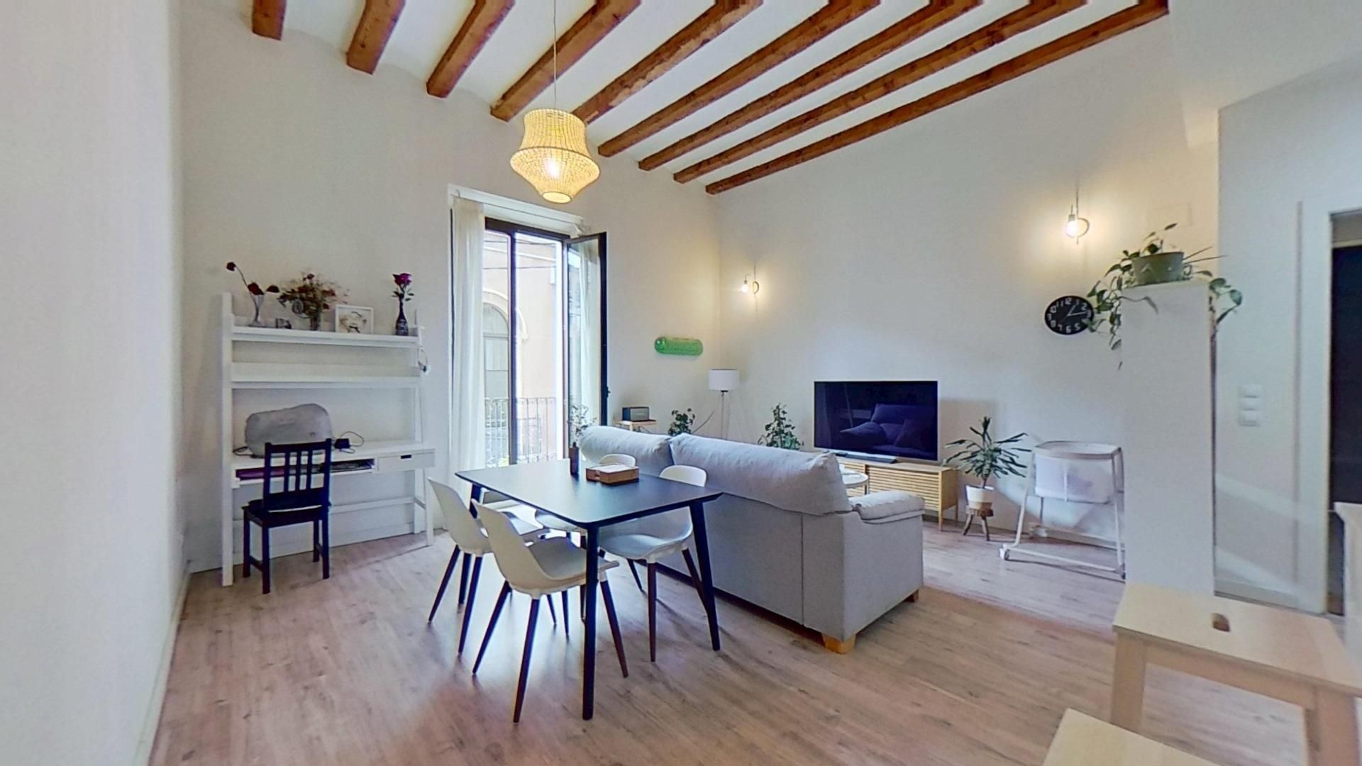 Living room of Flat for sale in  Tarragona Capital  with Air Conditioner, Terrace and Balcony