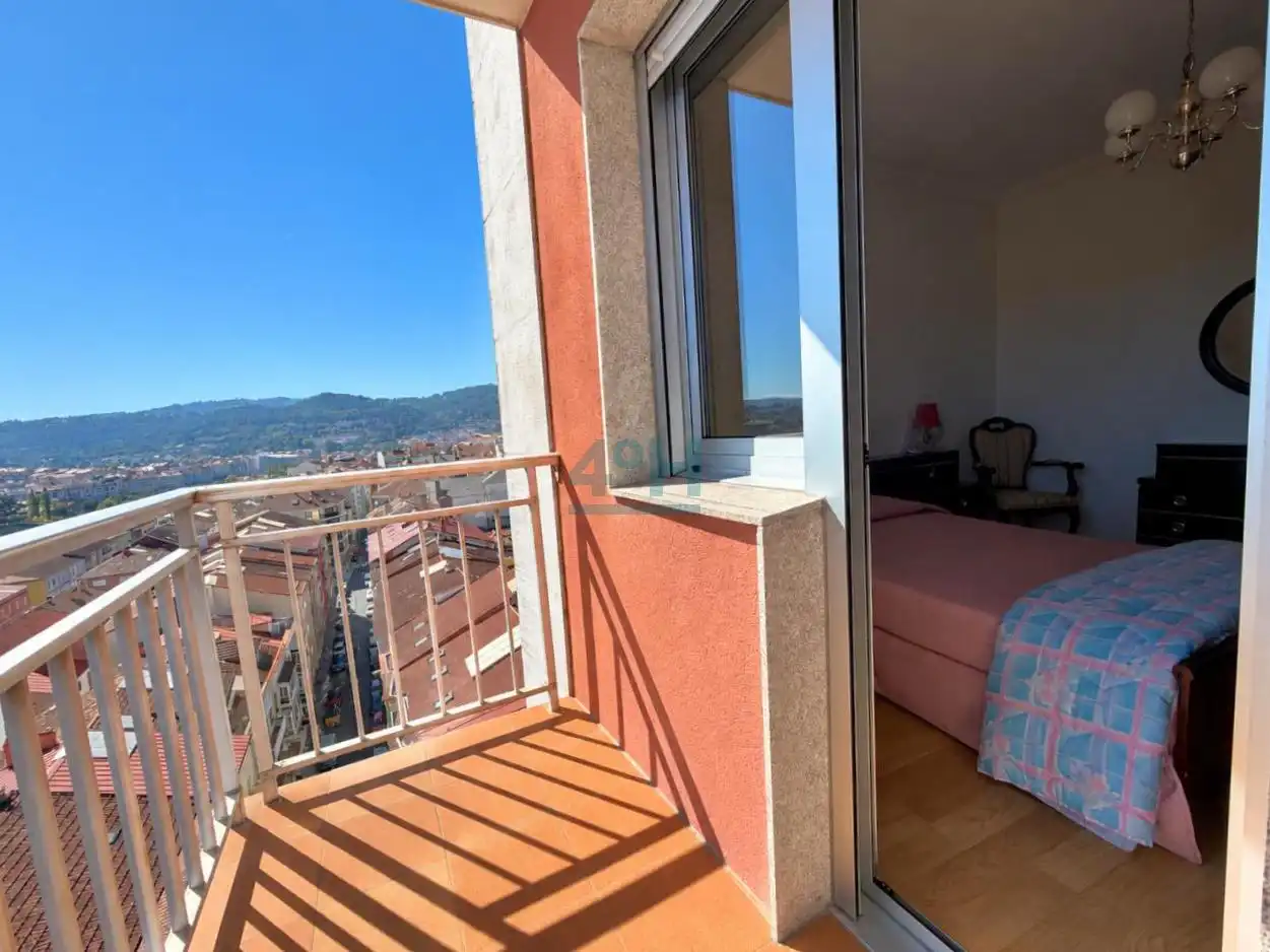 Balcony of Flat for sale in A Ponte