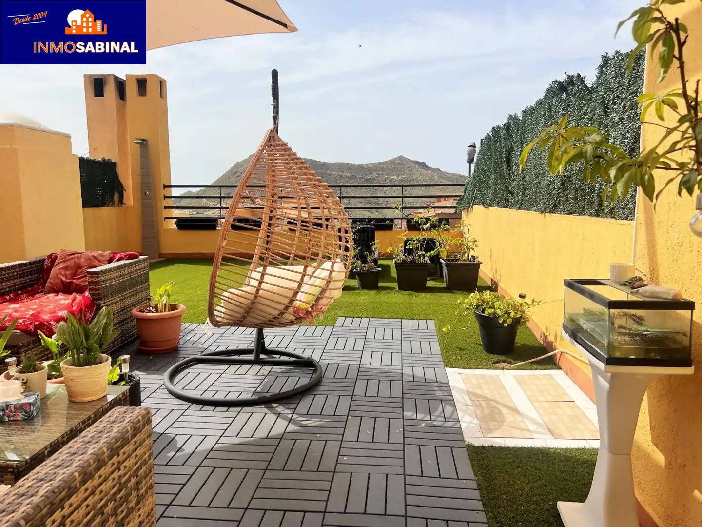 Terraza de Casa adosada en venta en Vícar con Aire acondicionado, Calefacción y Terraza