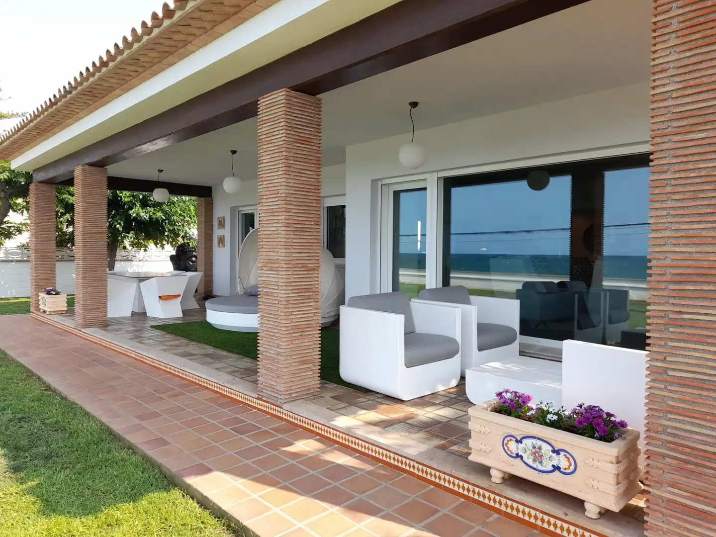 Terrassa de Casa o xalet en venda en Dénia amb Aire condicionat, Calefacció i Jardí privat