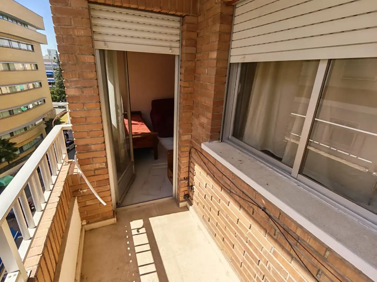 Terraza de Piso de alquiler en Murcia con Aire acondicionado, Calefacción y Trastero