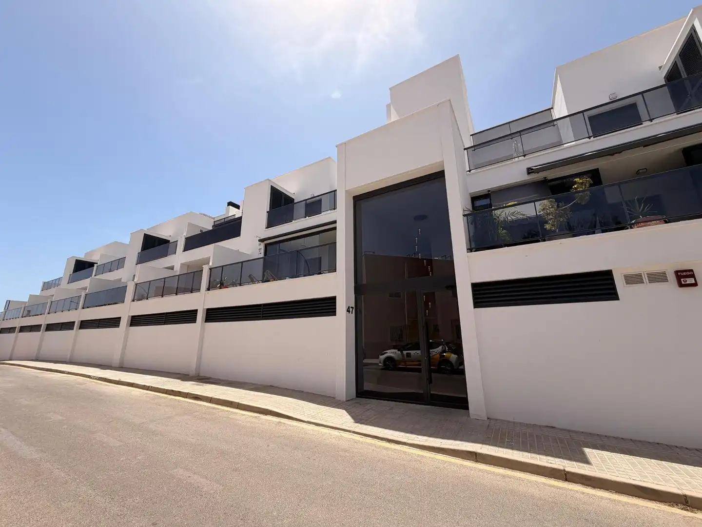 Vista exterior de Pis de lloguer en Huércal de Almería amb Aire condicionat, Jardí privat i Terrassa