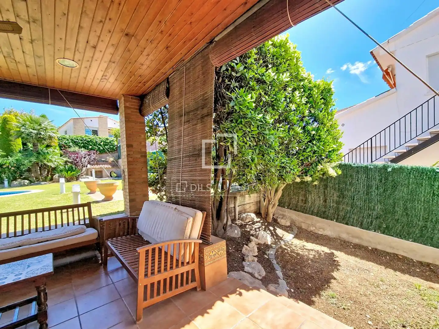 Terraza de Casa o chalet de alquiler en Cunit con Aire acondicionado, Calefacción y Jardín privado