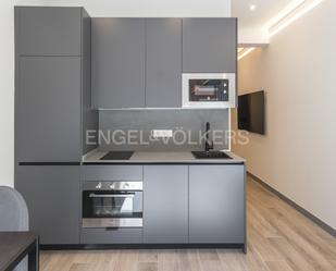 Kitchen of Apartment to rent in  Madrid Capital  with Air Conditioner, Heating and Furnished