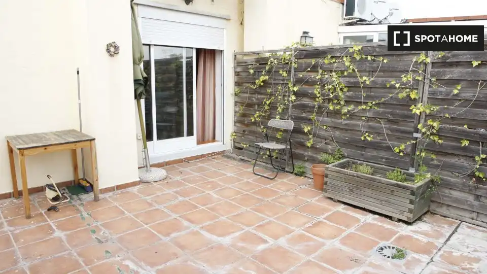 Terraza de Piso para compartir en Madrid con Aire acondicionado, Calefacción y Terraza