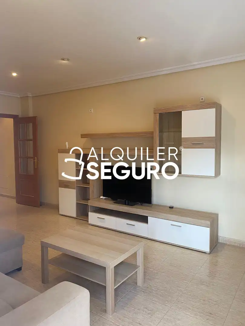 Sala de estar de Piso de alquiler en Murcia con Aire acondicionado y Amueblado