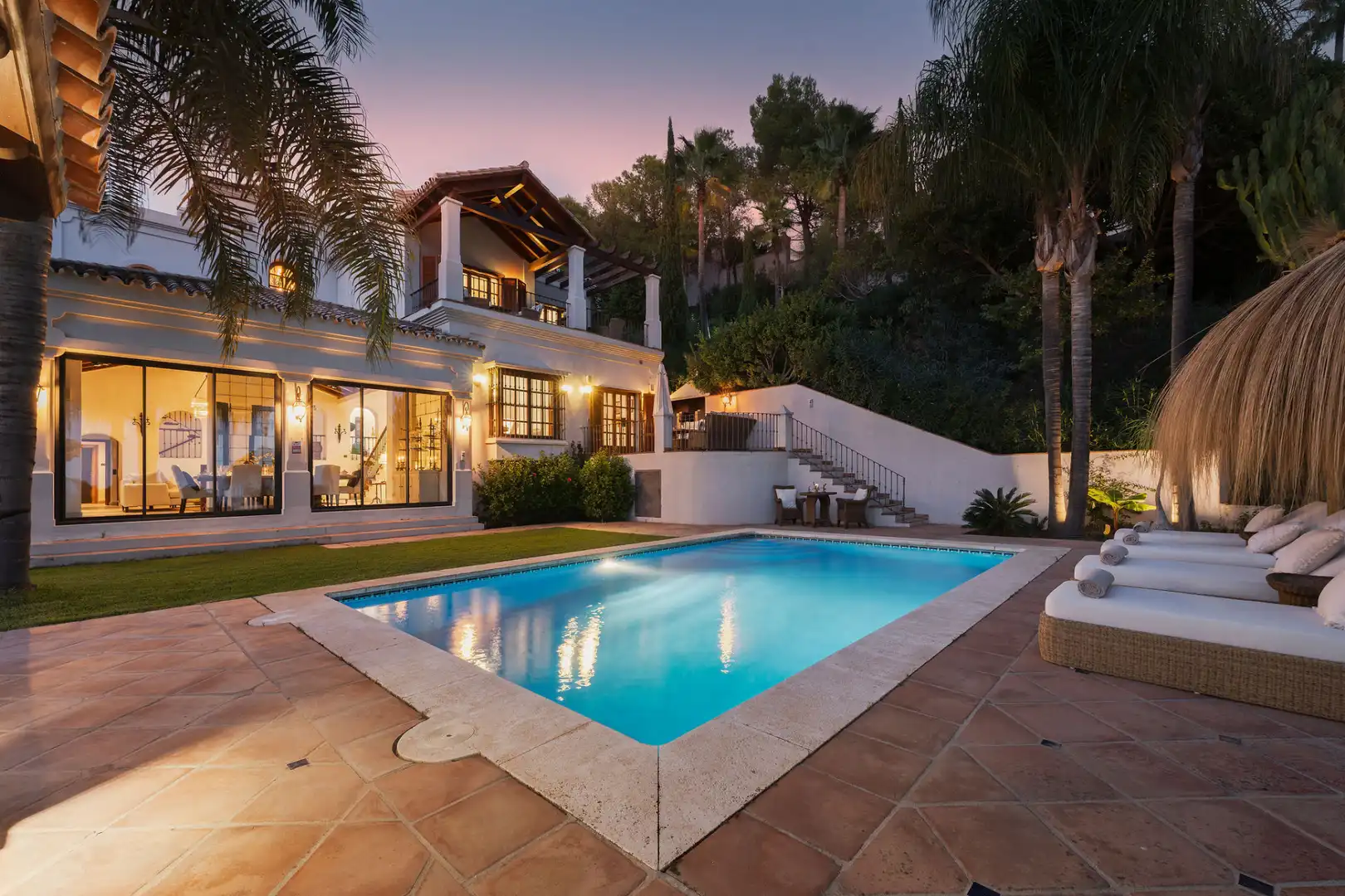 Garden of Houses for sale in Benahavís  with Air Conditioner, Private garden and Swimming Pool