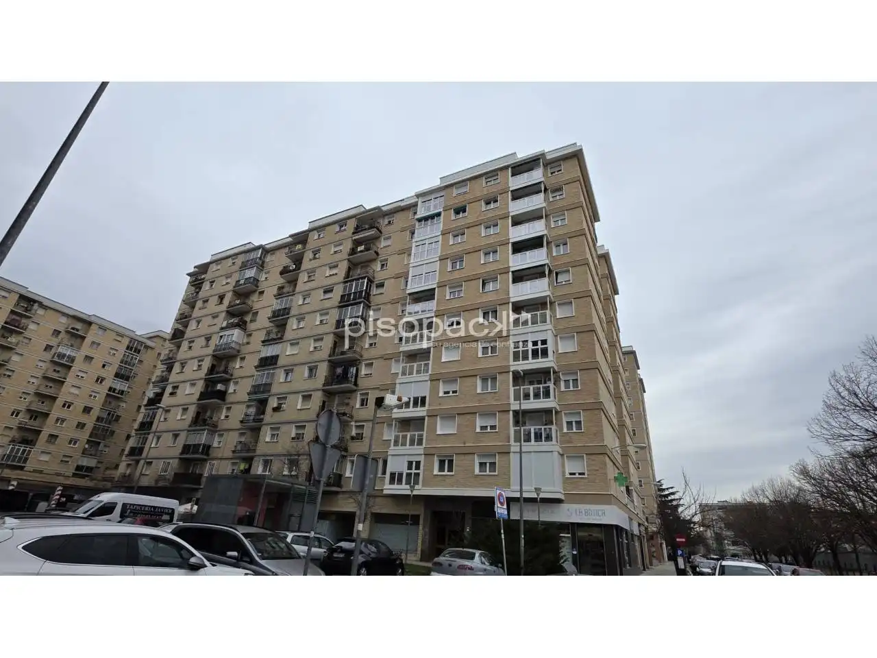 Exterior view of Flat for sale in  Pamplona / Iruña  with Heating, Parquet flooring and Balcony