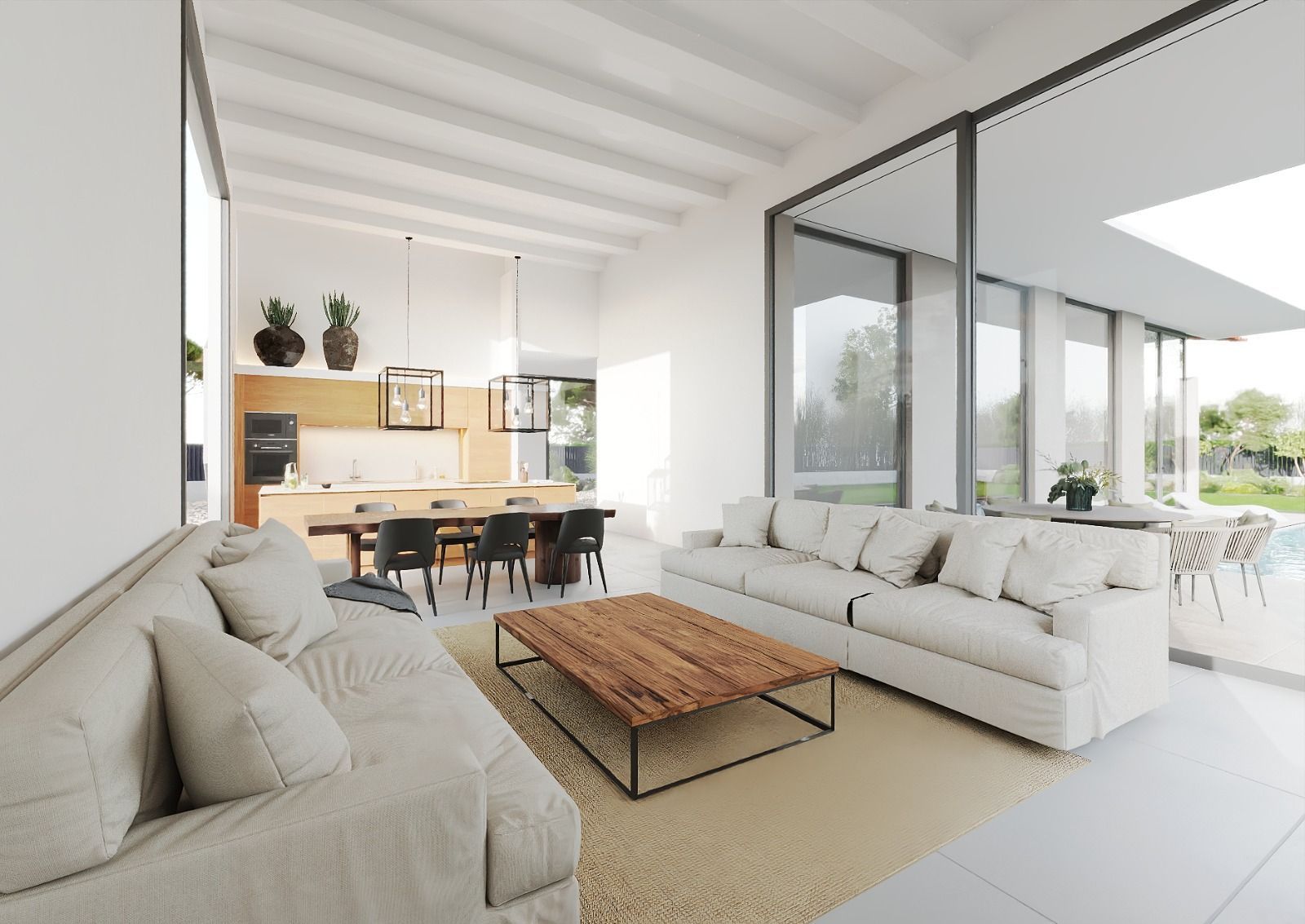 Sala de estar de Casa o chalet en venta en Sant Vicenç de Montalt con Aire acondicionado, Calefacción y Jardín privado