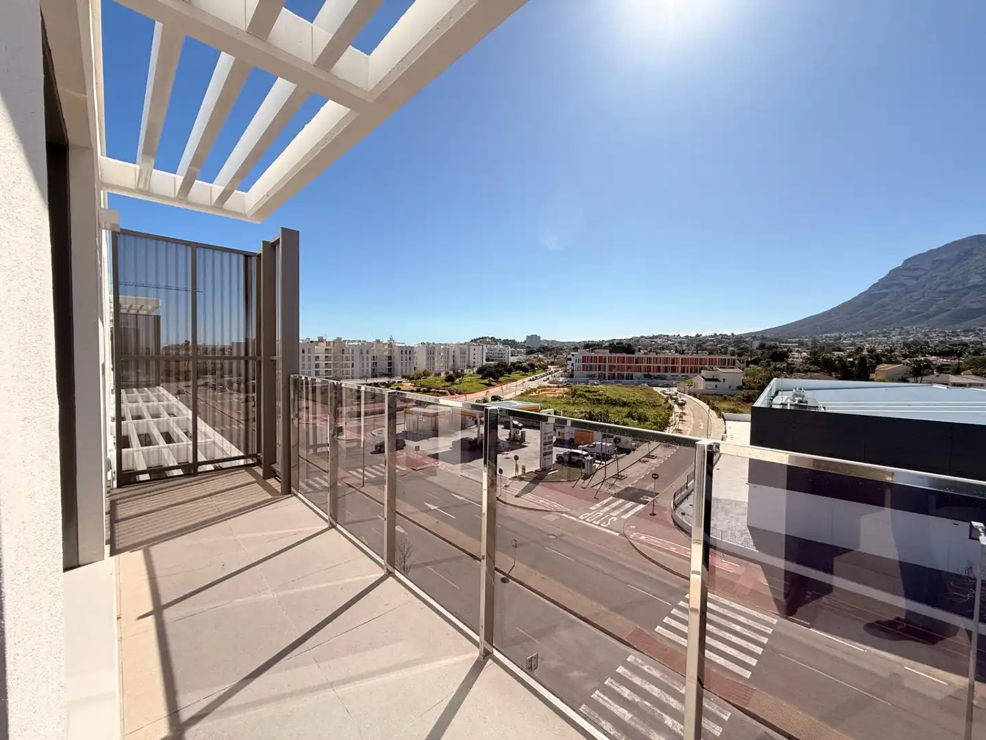 Terrasse von Dachboden zum Verkauf in Dénia mit Klimaanlage, Privatgarten und Terrasse