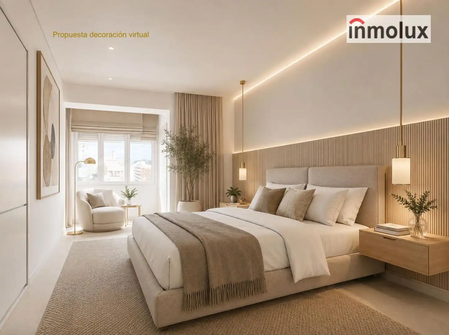 Schlafzimmer von Wohnung zum Verkauf in Alicante / Alacant mit Klimaanlage, Heizung und Terrasse