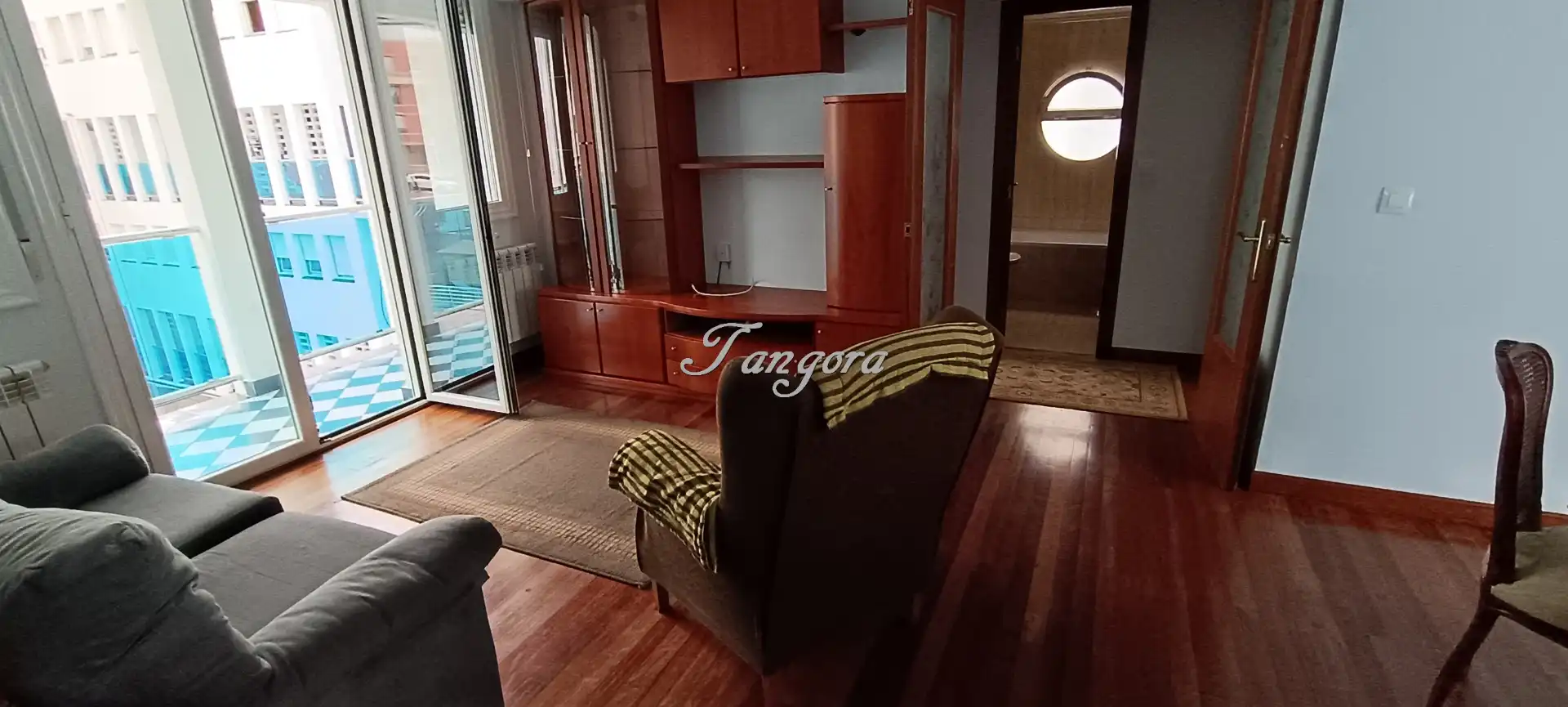 Wohnzimmer von Wohnung zur Miete in Castro-Urdiales mit Heizung, Terrasse und Möbliert