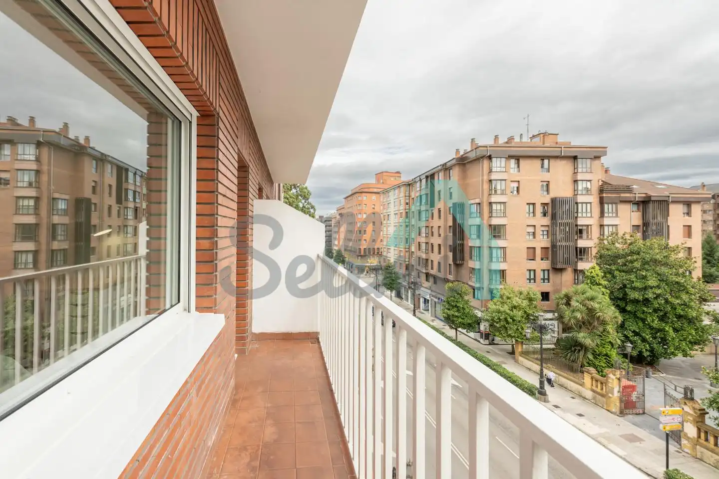 Balcony of Flat for rent in Oviedo   with Heating, Terrace and Furnished
