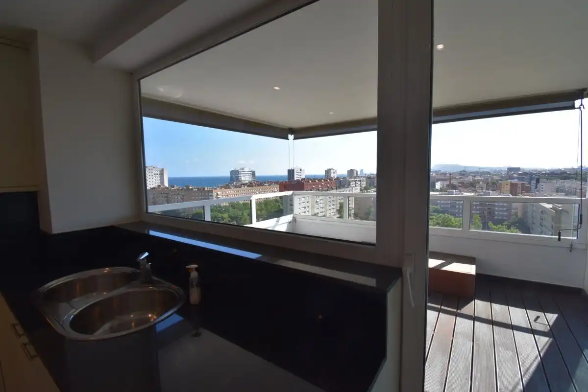 Terrasse von Wohnung zur Miete in Barcelona mit Klimaanlage, Heizung und Privatgarten