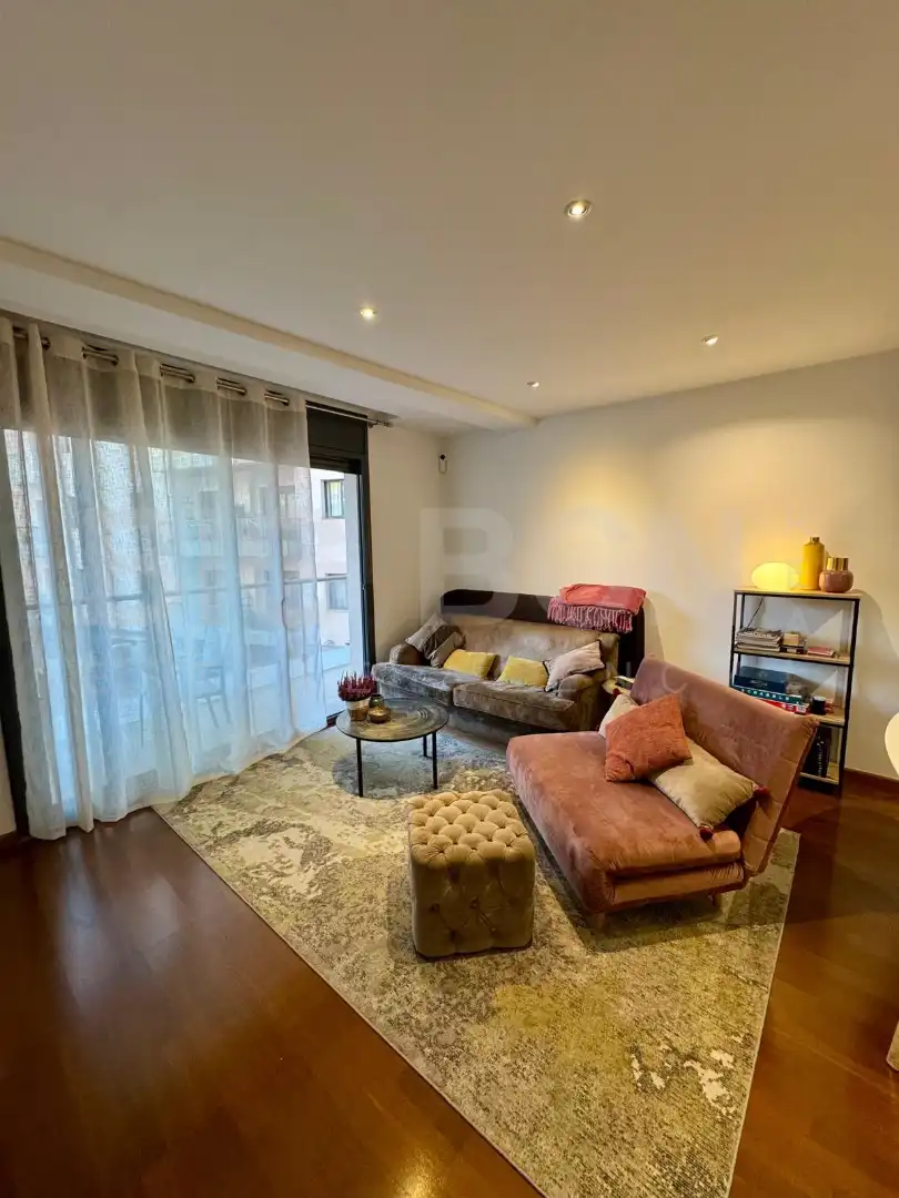 Sala de estar de Piso en venta en Barcelona con Aire acondicionado, Calefacción y Parquet