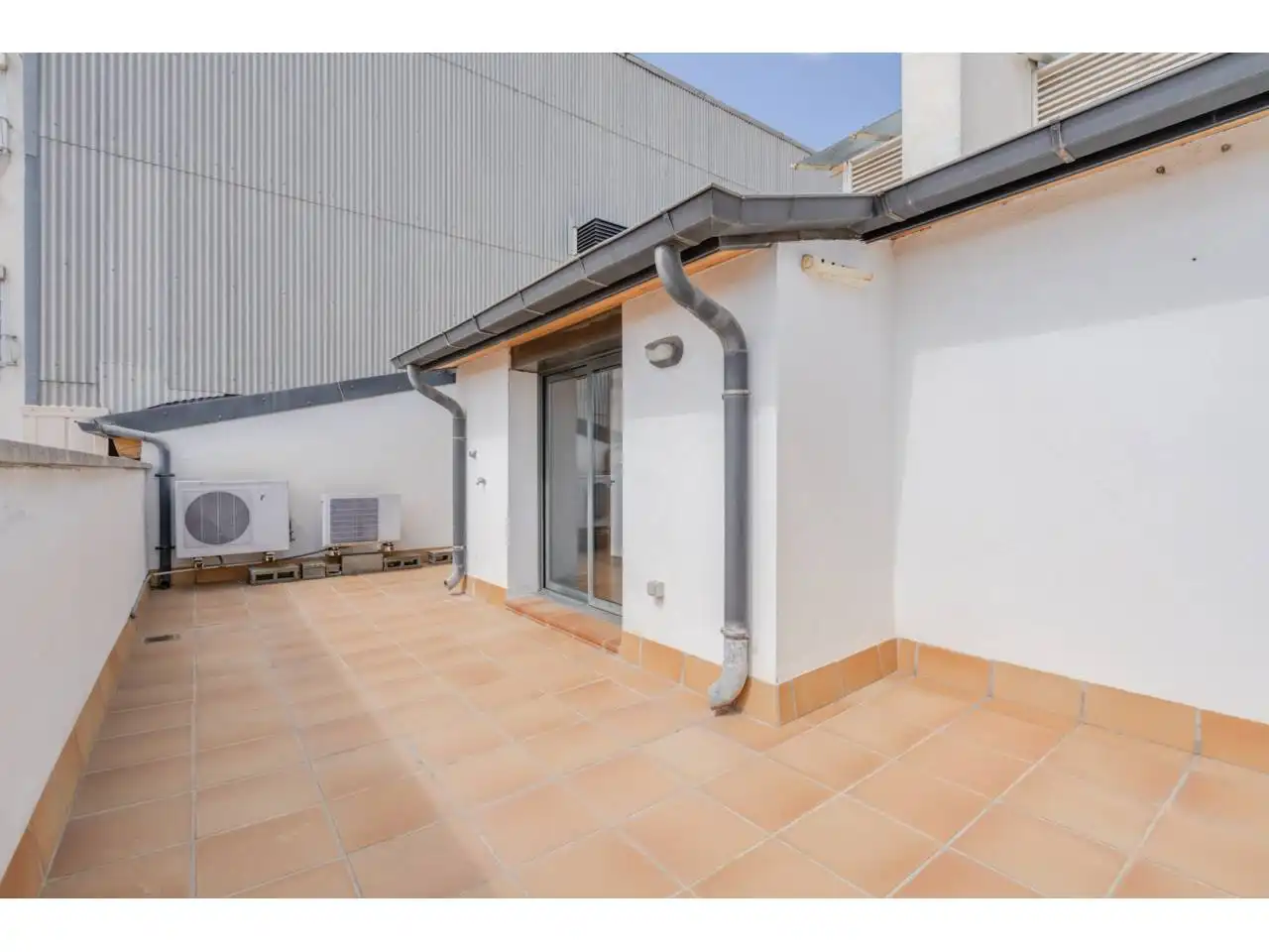 Exterior view of Duplexes for sale in Terrassa  with Air Conditioner, Heating and Terrace