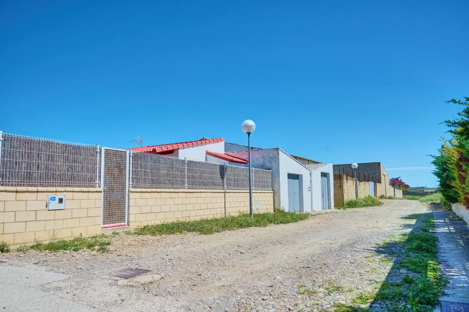 Vista exterior de Nave industrial en venta en Villafranca