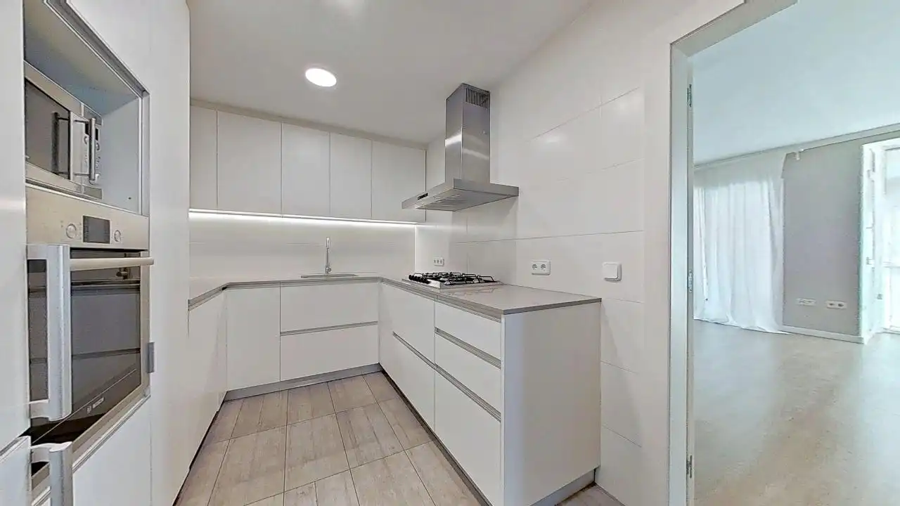 Cocina de Piso en venta en Barcelona con Aire acondicionado, Calefacción y Amueblado