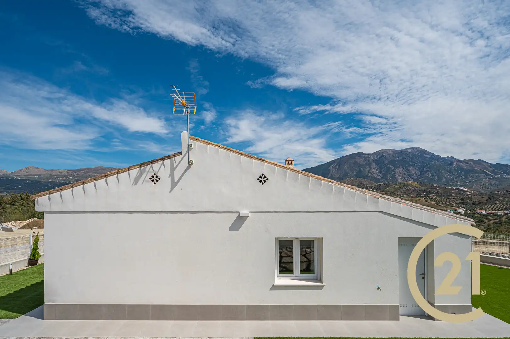 Exterior view of Houses for sale in Viñuela  with Heating, Private garden and Terrace