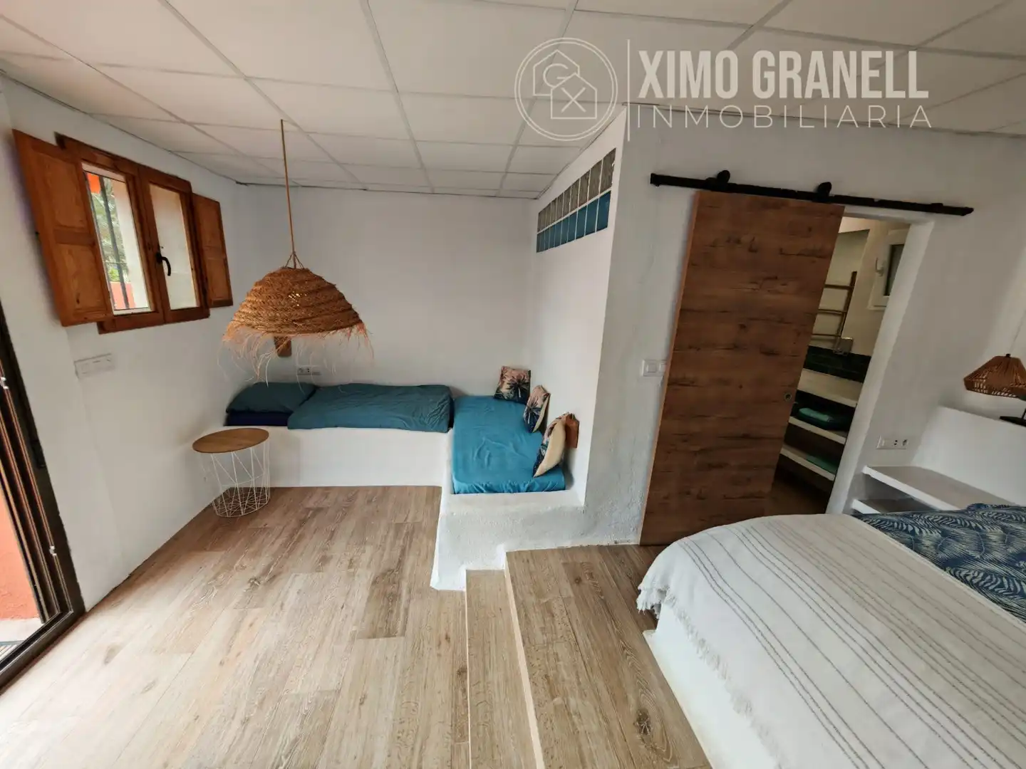 Schlafzimmer von Country house zum Verkauf in Sagunto / Sagunt mit Klimaanlage, Heizung und Privatgarten