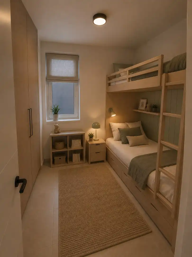 Schlafzimmer von Wohnung zum Verkauf in Sant Boi de Llobregat mit Klimaanlage, Privatgarten und Möbliert