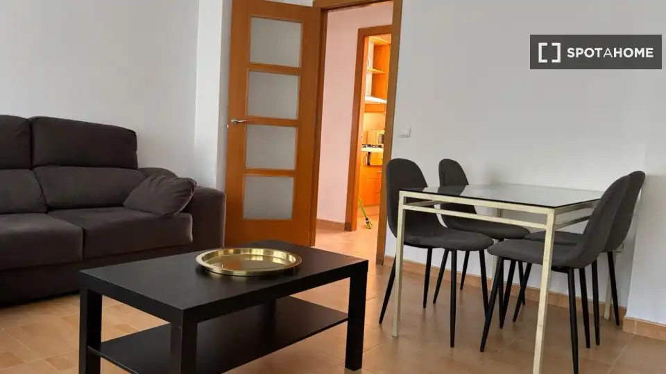 Living room of Apartments for share in Sevilla  with Air Conditioner, Terrace and Furnished