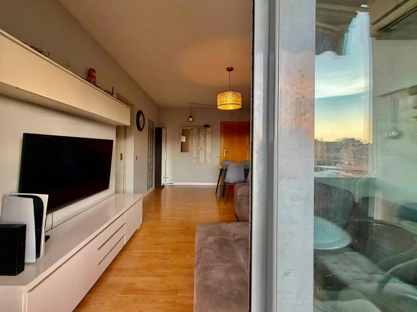 Sala d'estar de Pis en venda en Rubí amb Aire condicionat, Calefacció i Parquet