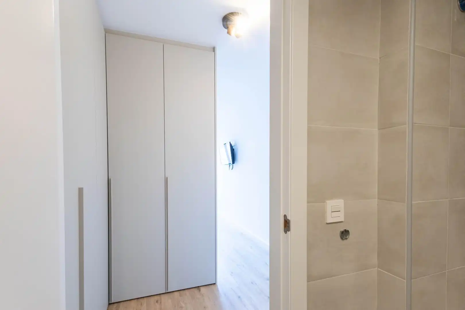 Schlafzimmer von Maisonette zum Verkauf in Barcelona mit Klimaanlage, Parkett und Terrasse